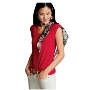 abi | Red Rayon/Spandex Blaze Short-Sleeve Tee/T-Shirt - Style #5560.